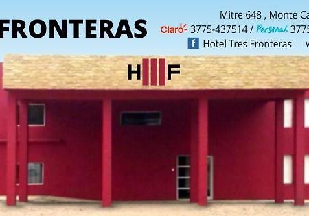 Hotel Tres Fronteras Monte Caseros Exteriör bild